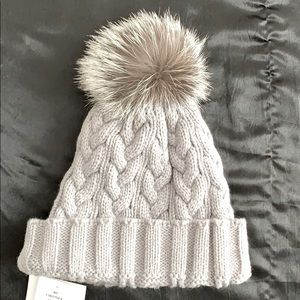 Fur Pom Pom Hat